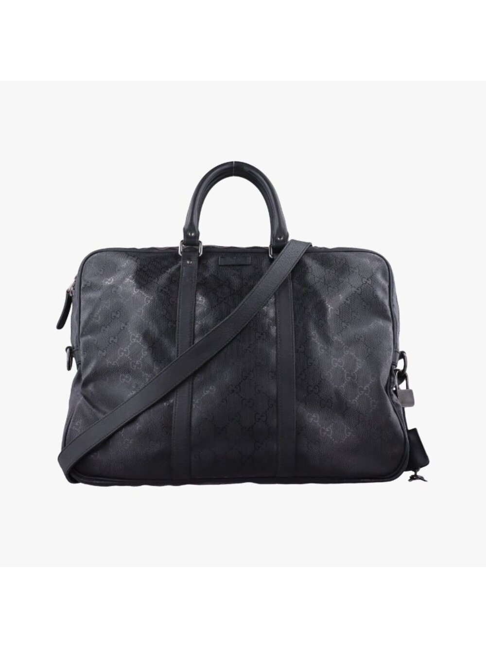 Gucci Diamante Black Leather